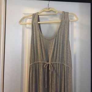 Hi-low Gray Maternity Dress