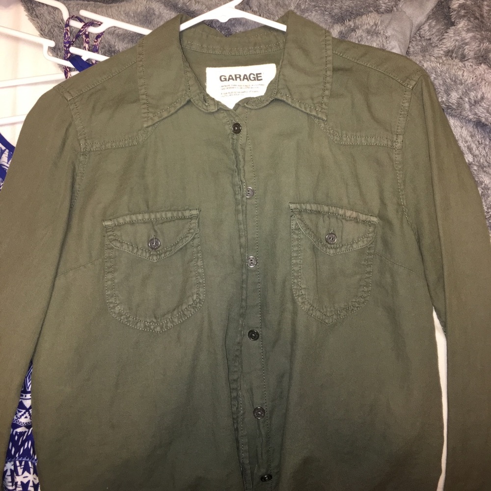 Garage button up!