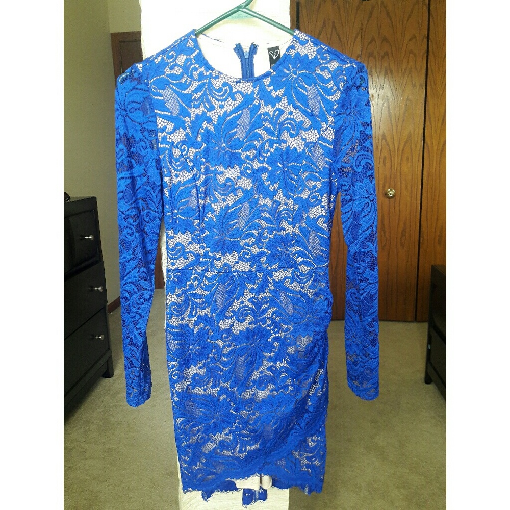Floral Blue Dress
