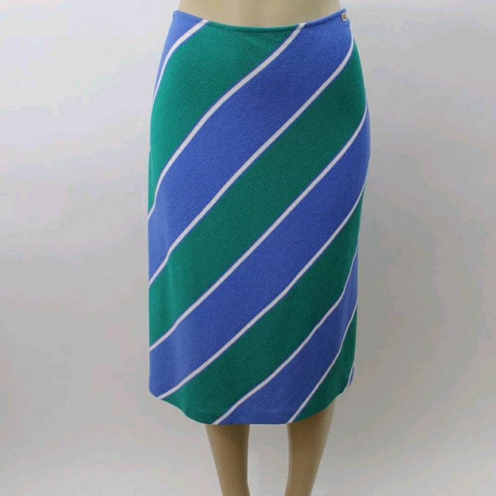 ST. John Sport striped skirt