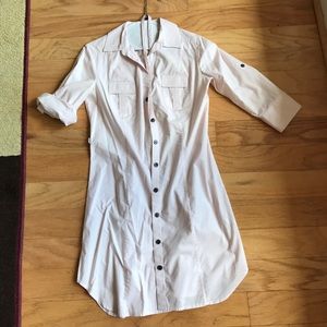 Light pink polo style dress