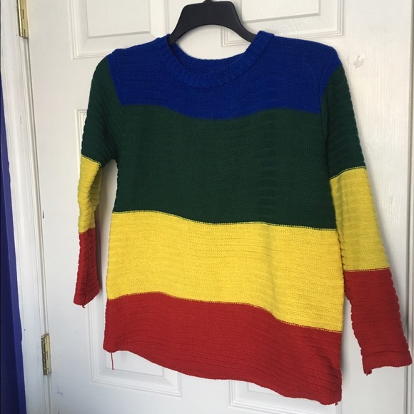 rainbow sweater unif
