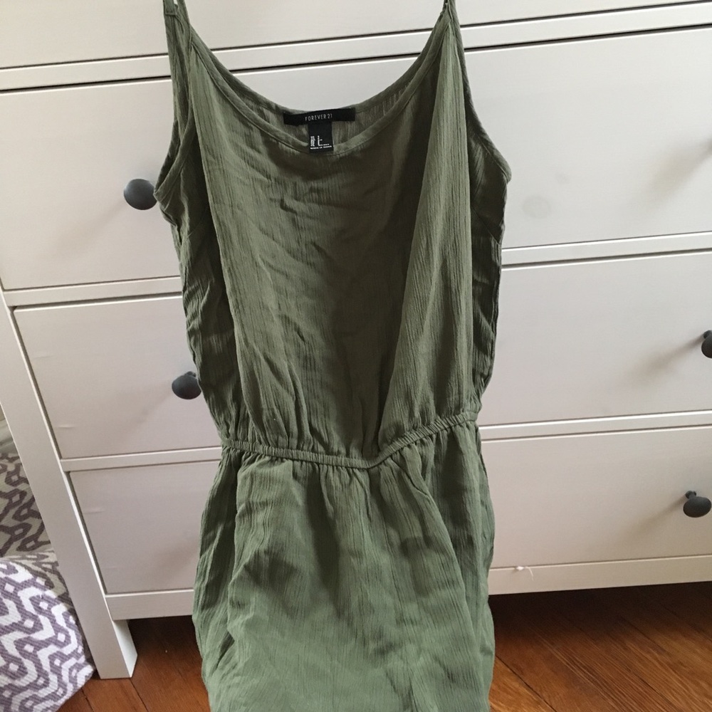 Olive Green Romper!