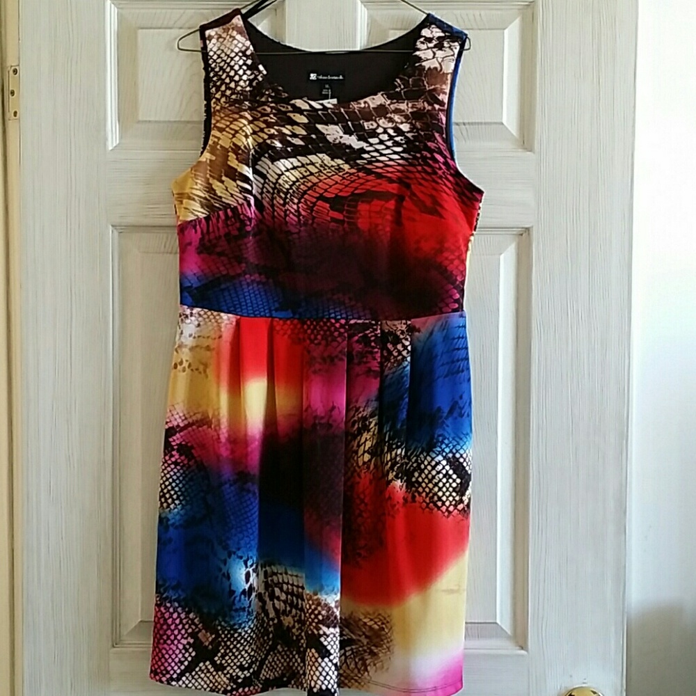 Snake print dress NWT