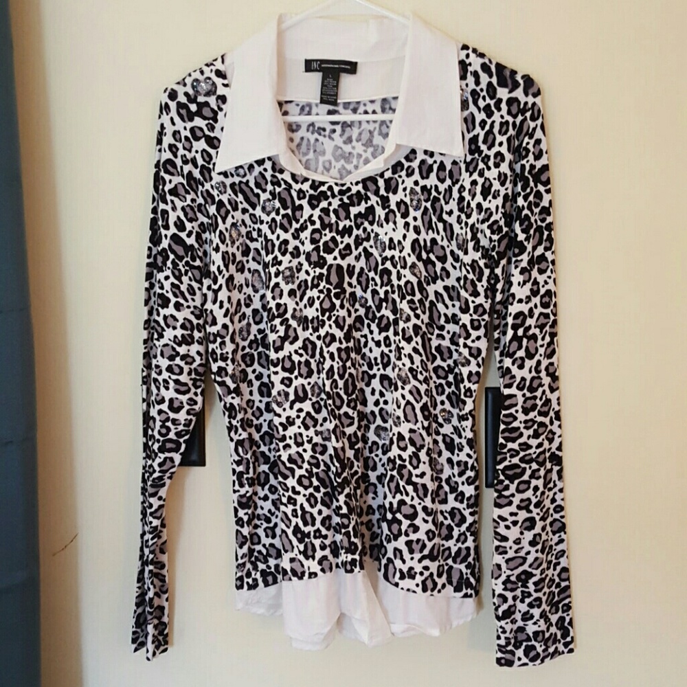 Animal print top