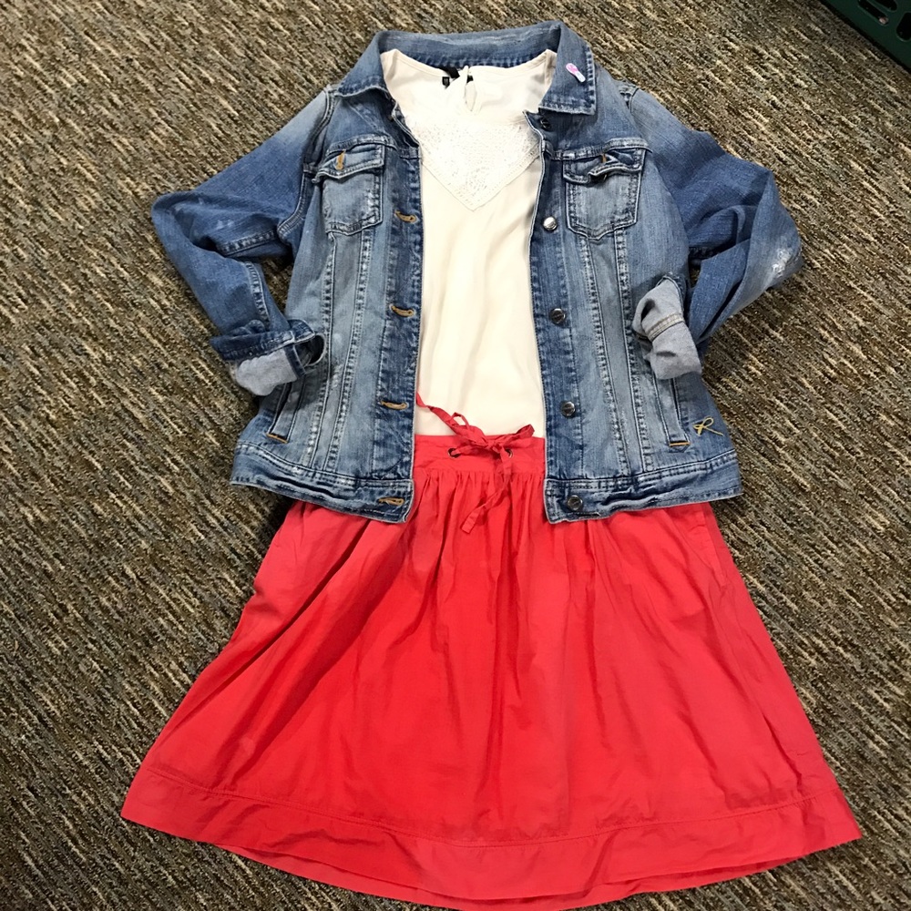 Merona  Skirt dirndl Coral