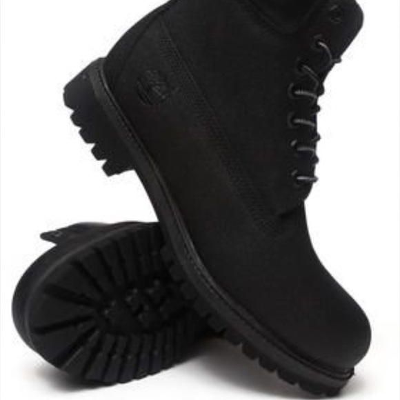 mens black timbs