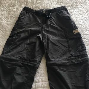 Eddie Bauer zip off cargo pants