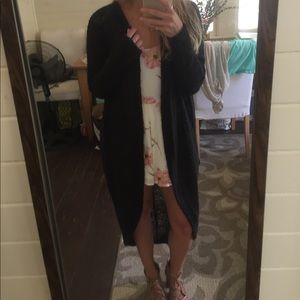 Silence + Noise Black Knit Cardigan