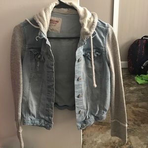Jean jacket sweater