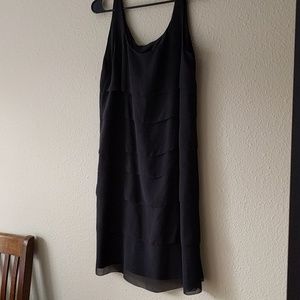 Eileen Fisher Sheer Silk Slip Dress