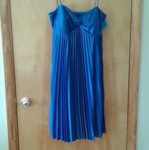 ONYX Nite New Sz 8 baby doll Blue Dress