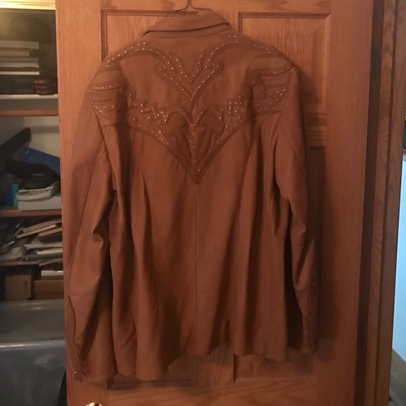 XL Ira Hoss Leather Jacket...Couture - Picture 2 of 3