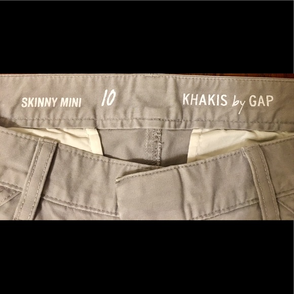 Khakis by GAP cropped Khakis grey color size 10 - Picture 3 of 3