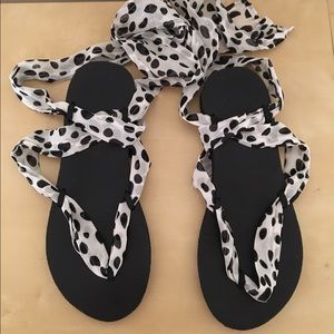Multi-way Tie Sandals