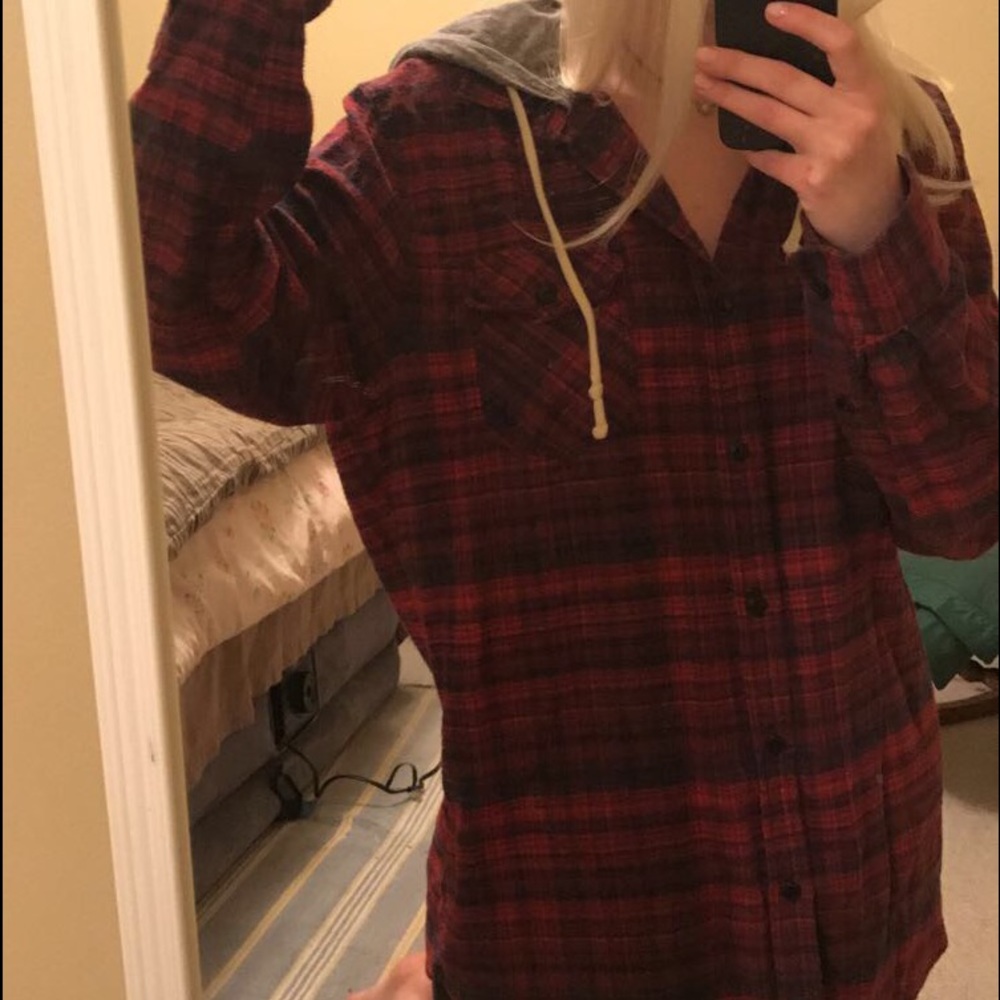 super cute oversized flannel
