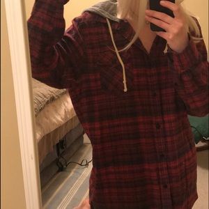 super cute oversized flannel