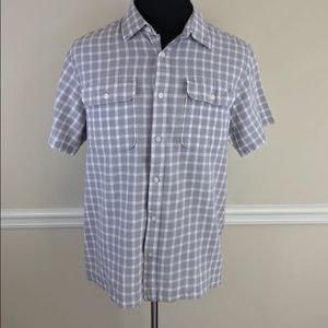 Michael Kors Mens short sleeve gray shirt XL