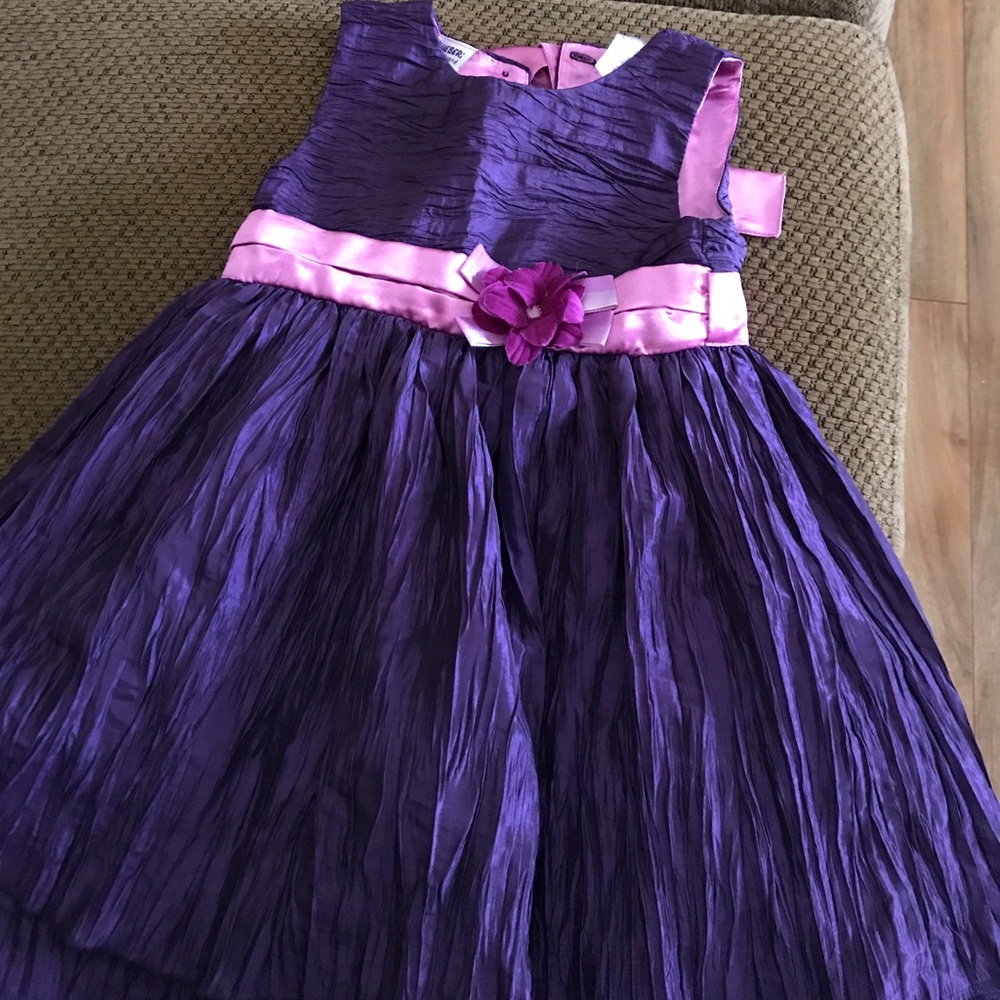 Purple child's dress