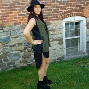 NWT Army Green Vest