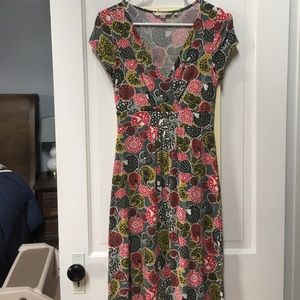 Boden floral jersey dress