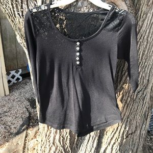 Black Lace Top