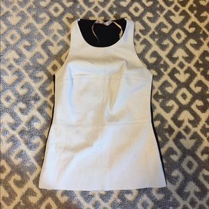 Bailey 44 white faux leather tank