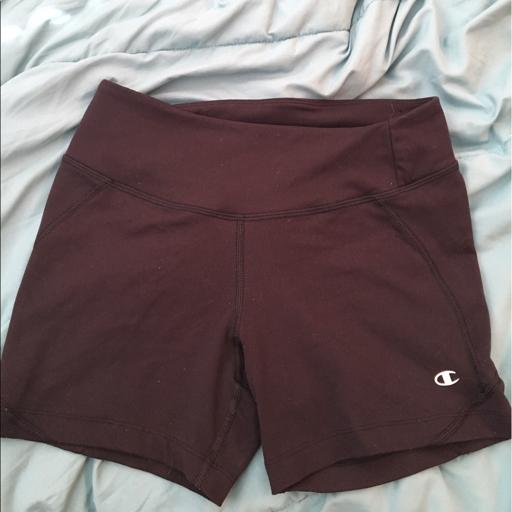 BLACK CHAMPION WORK OUT SHORTS