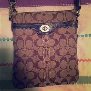 Authentic Coach cross body purse
