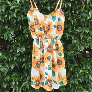 Choies Sunflower Romper