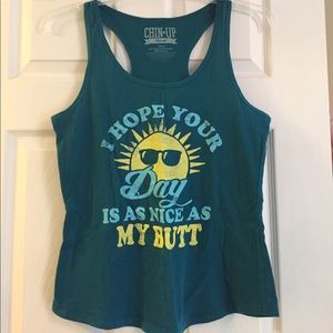 "I hope your day is as nice as my butt" tank top
