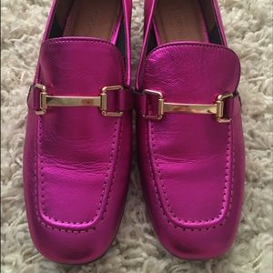 Karter Fuchsia Loafers TopShop