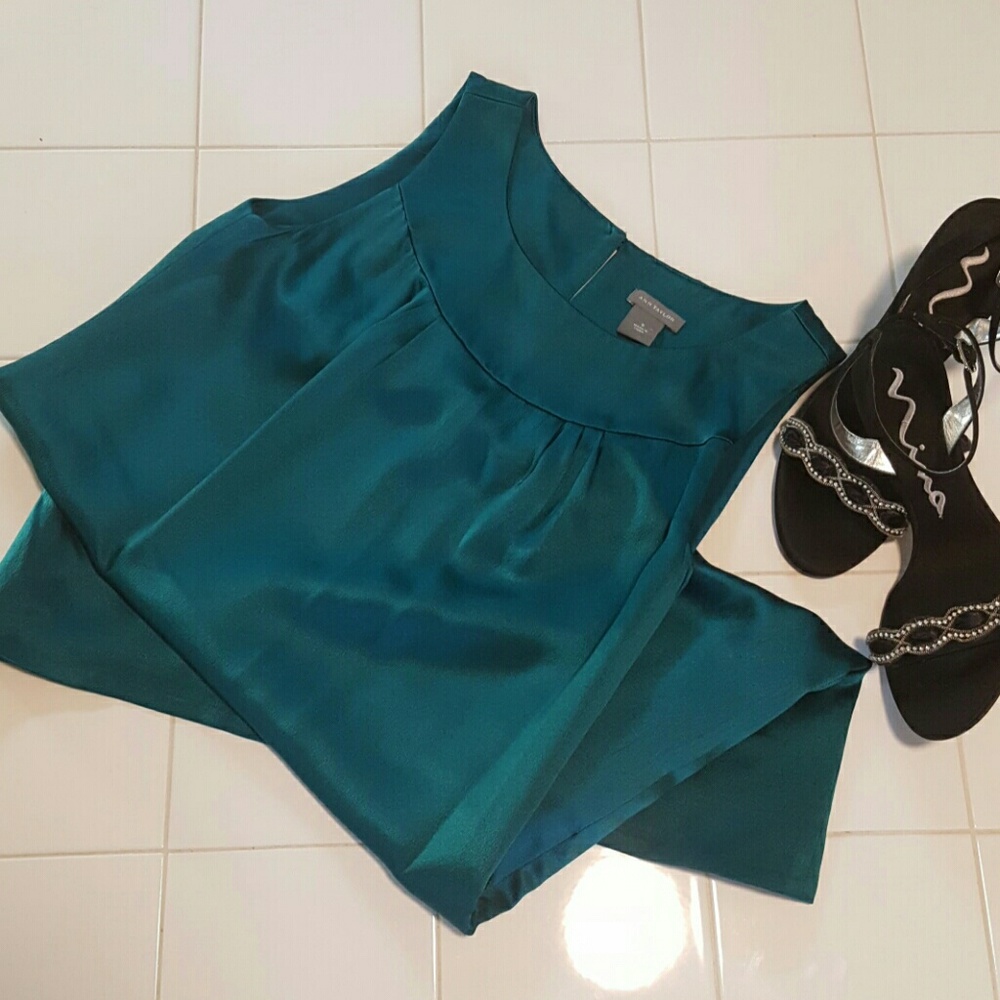 Teal Ann Taylor cocktail dress