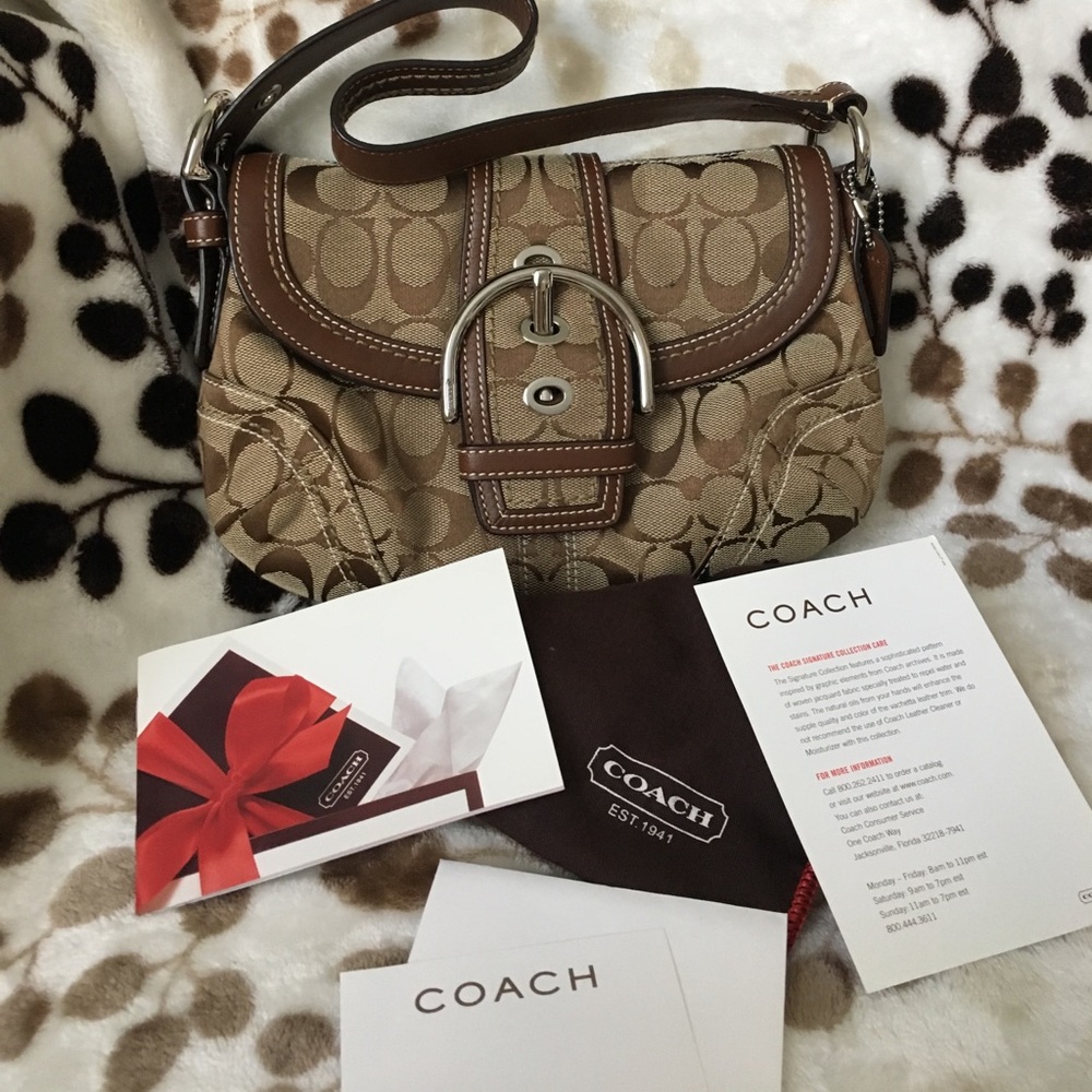 Coach purse with original dust bag