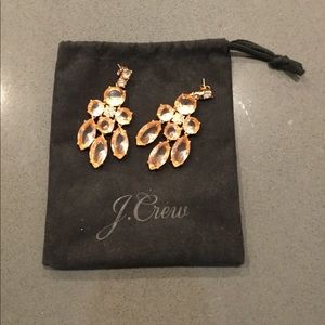 J.Crew Rose Gold Peach earrings.