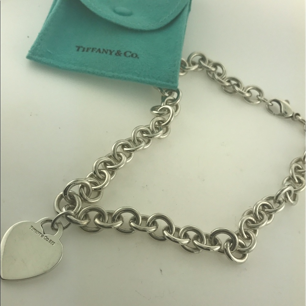 Authentic Tiffany & Co Heart Tag Choker