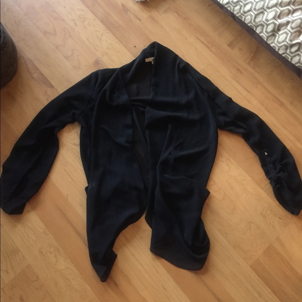 Sheer black jacket