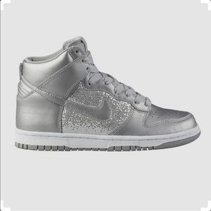 Sparkles high top Nike's