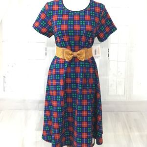 NEW Small Plaid Carly Dress Lularoe