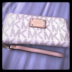 White and Gold Michael Kors