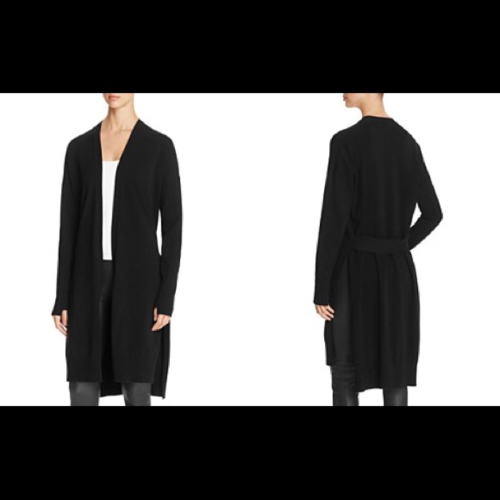 Young, Fabulous & Broke Black Long Cardigan