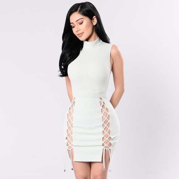 Fashion Nova Dresses & Skirts - Lace up dress