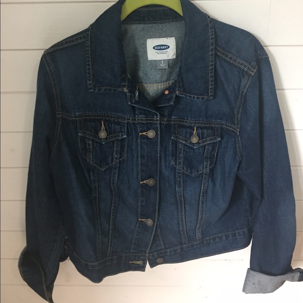 Dark Old Navy Denim Jacket