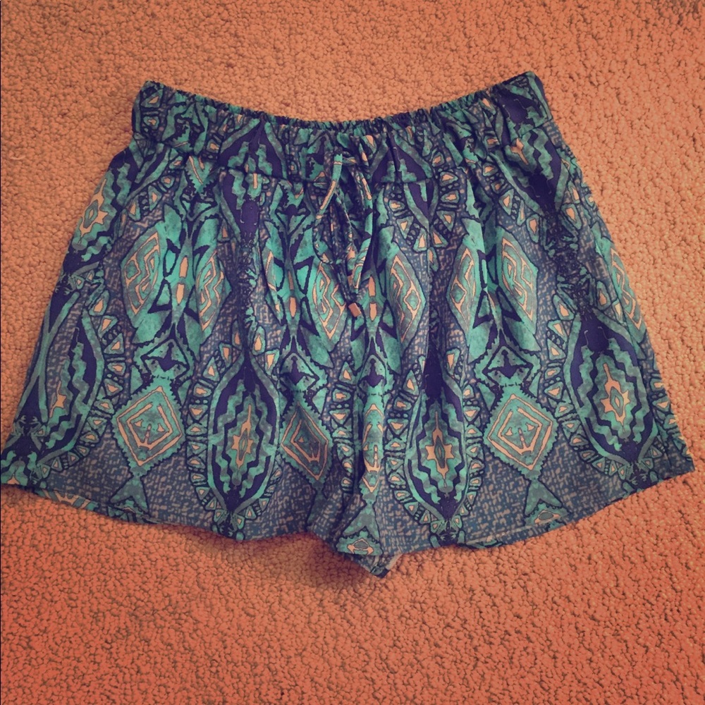 Blue Design Tie Shorts!