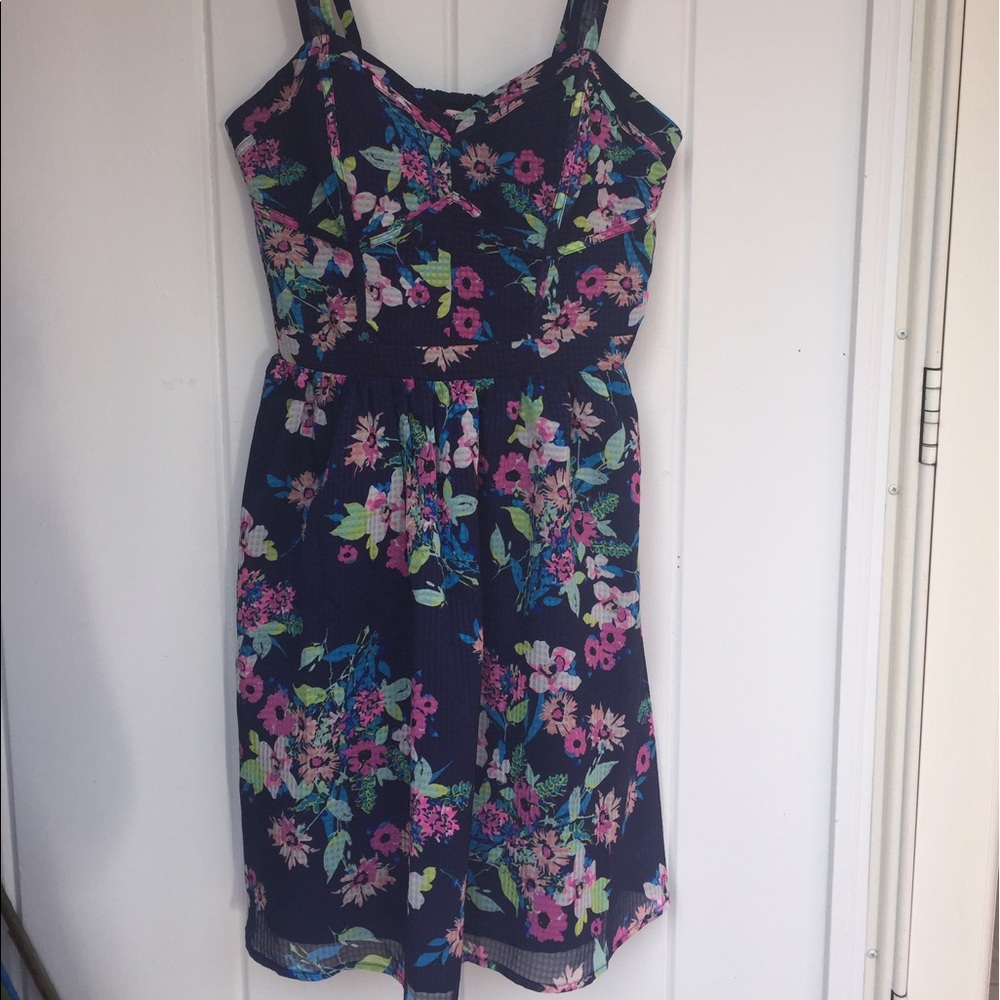 Floral summer party dress