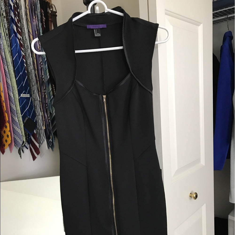 SOLD Collared black night out dress