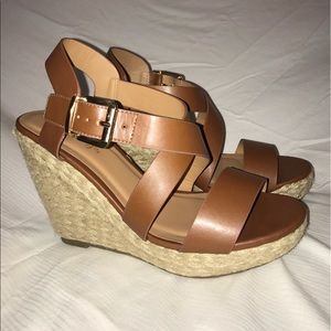 Strappy wedges