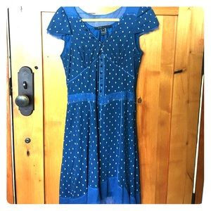 Marc Jacobs blue garden party dress