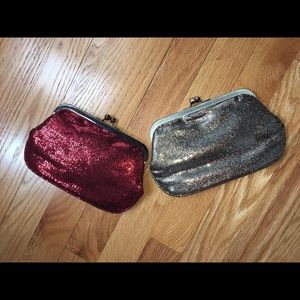 Sparkly evening clutch