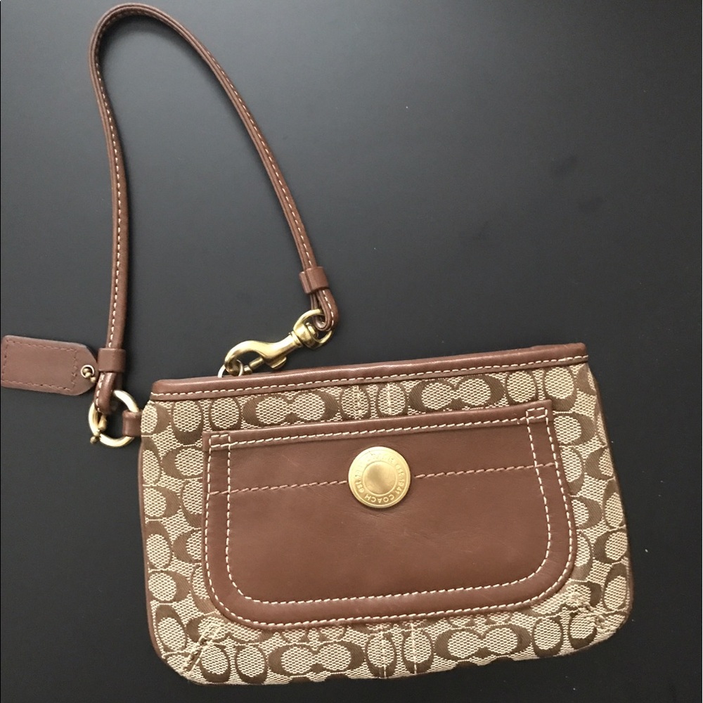 Authentic Coach Wristlet